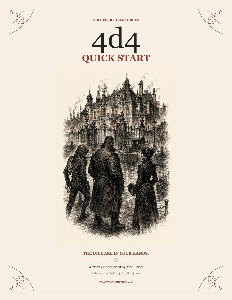 4d4 Quick Start Playtest 0.6 cover