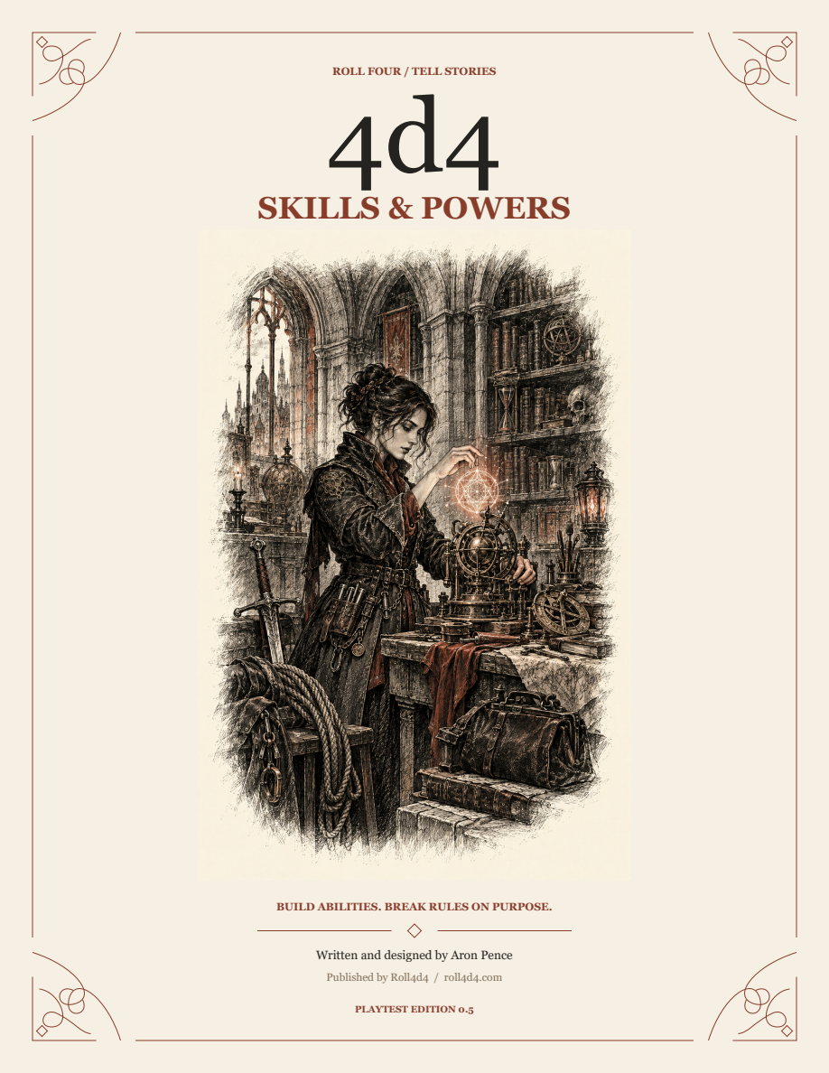 4d4 Skills & Powers cover