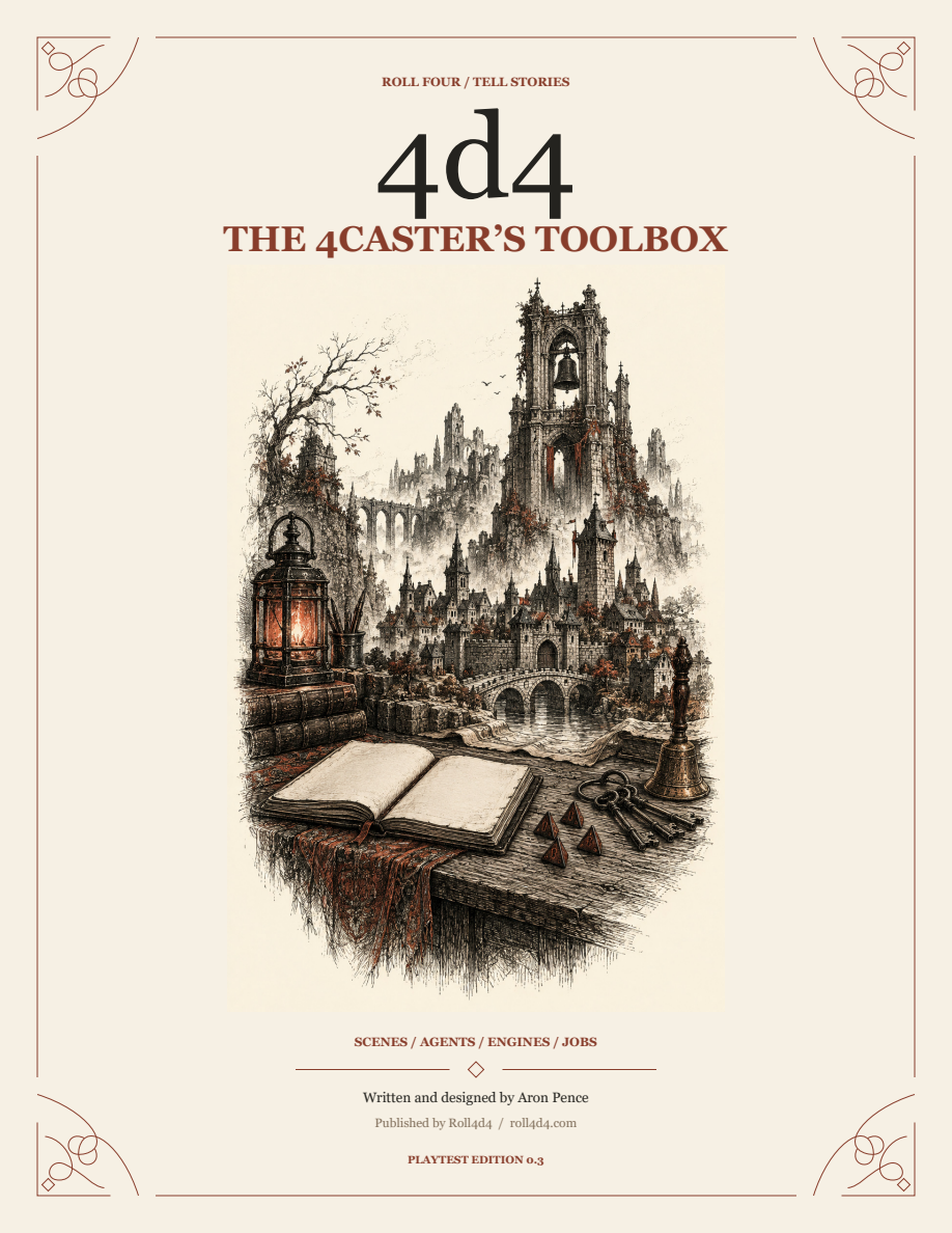 4d4: The 4Caster's Toolbox Playtest 0.3 cover